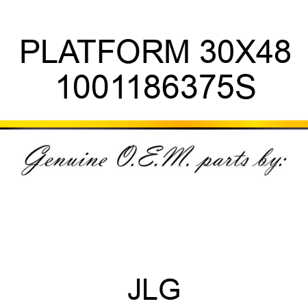 PLATFORM 30X48 1001186375S