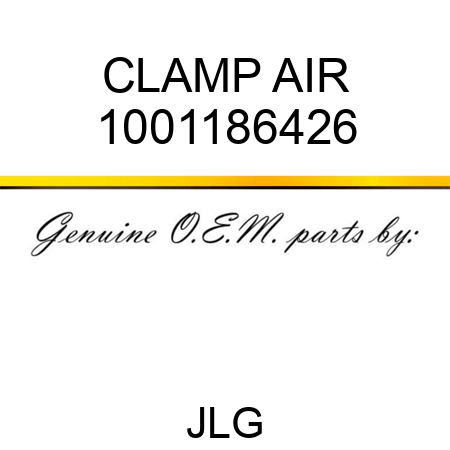 CLAMP AIR 1001186426