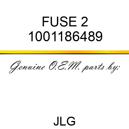 FUSE 2 1001186489
