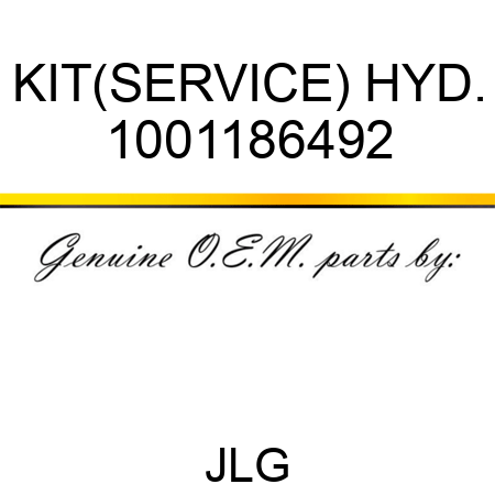 KIT(SERVICE) HYD. 1001186492