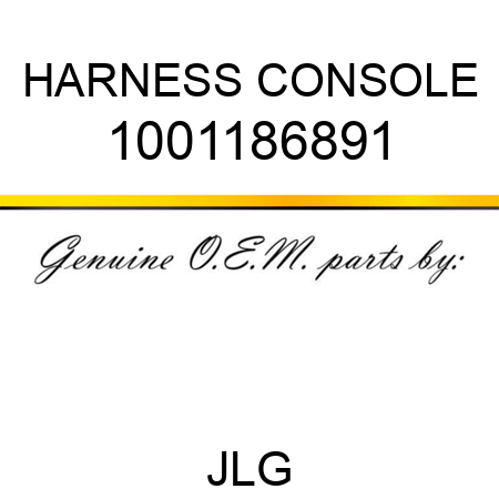 HARNESS CONSOLE 1001186891