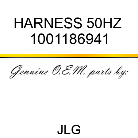 HARNESS 50HZ  1001186941