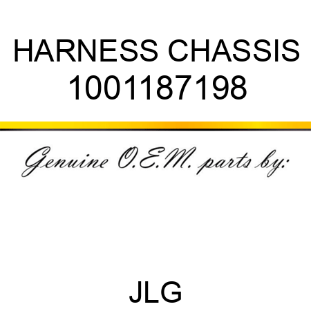 HARNESS CHASSIS 1001187198