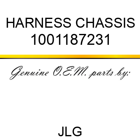 HARNESS CHASSIS 1001187231