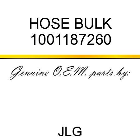 HOSE BULK 1001187260