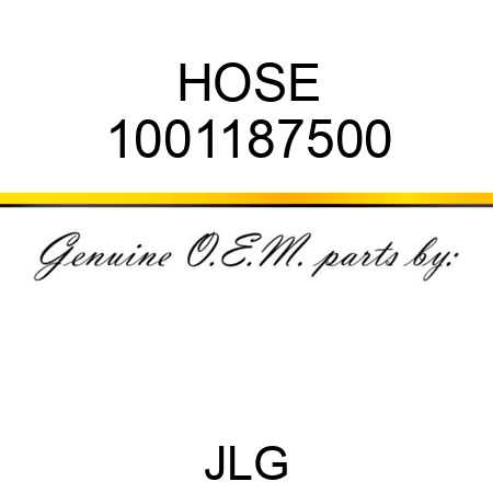 HOSE 1001187500