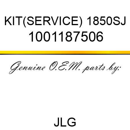 KIT(SERVICE) 1850SJ 1001187506