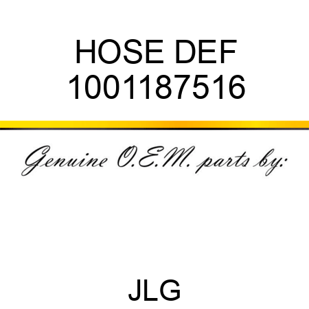 HOSE DEF 1001187516