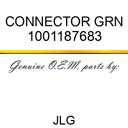 CONNECTOR GRN 1001187683
