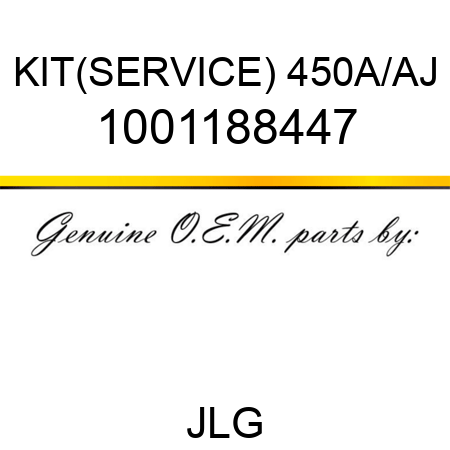 KIT(SERVICE) 450A/AJ 1001188447