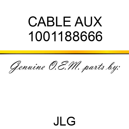 CABLE AUX 1001188666