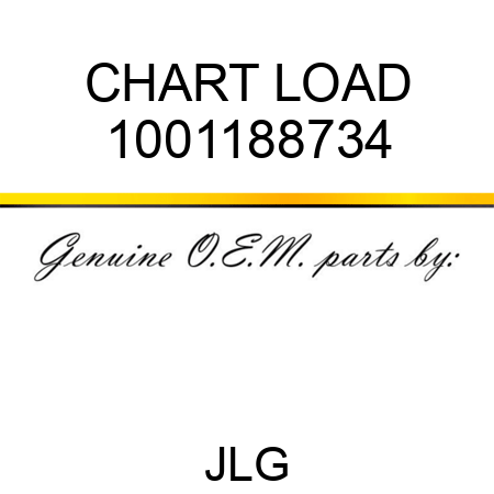 CHART LOAD 1001188734