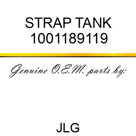 STRAP TANK 1001189119