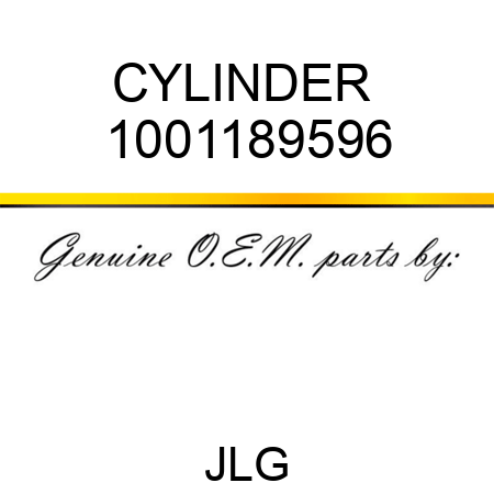 CYLINDER  1001189596