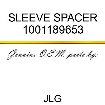 SLEEVE SPACER 1001189653