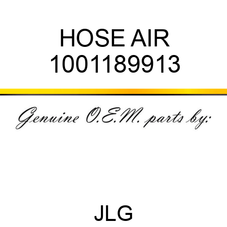 HOSE AIR 1001189913