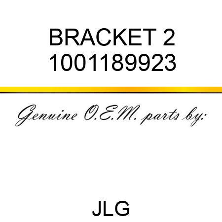 BRACKET 2 1001189923