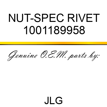 NUT-SPEC RIVET 1001189958