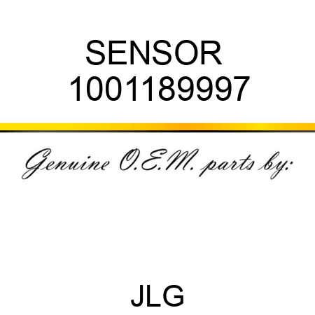 SENSOR  1001189997