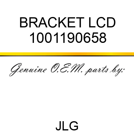 BRACKET LCD 1001190658