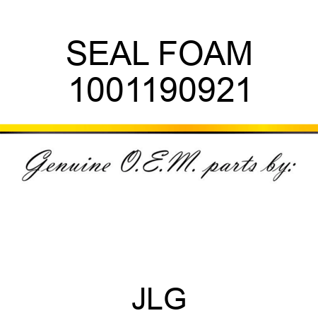 SEAL FOAM 1001190921