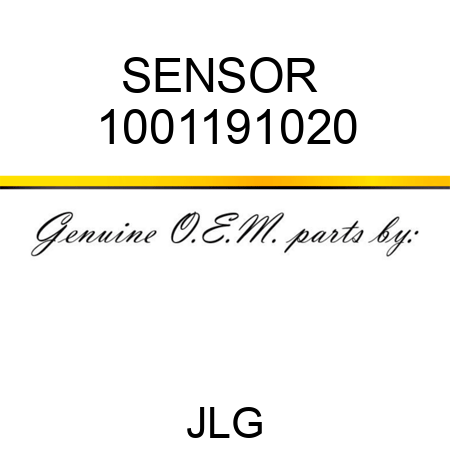 SENSOR  1001191020