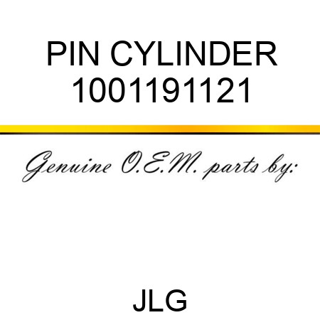 PIN CYLINDER 1001191121