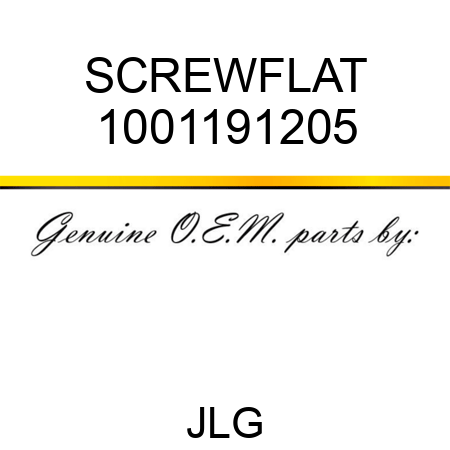 SCREWFLAT 1001191205