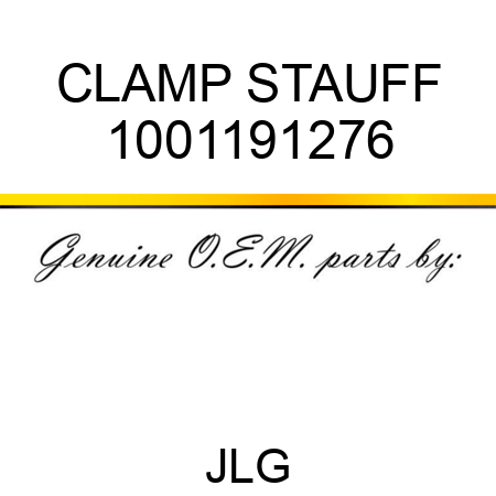 CLAMP STAUFF 1001191276