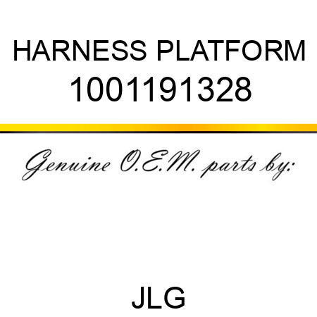 HARNESS PLATFORM 1001191328