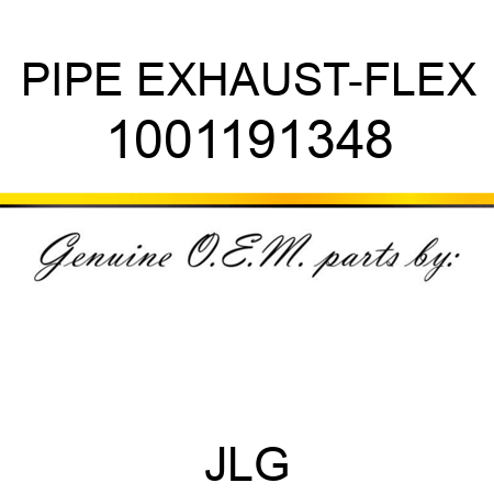PIPE EXHAUST-FLEX 1001191348