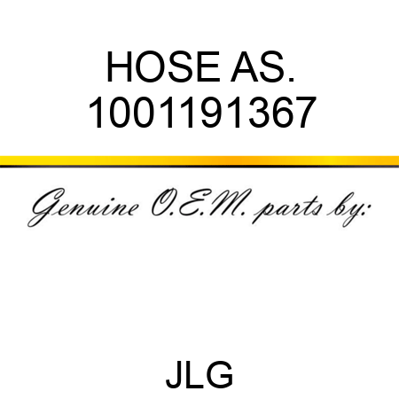 HOSE AS. 1001191367