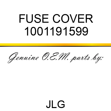 FUSE COVER 1001191599