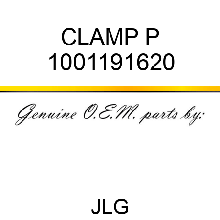 CLAMP P 1001191620