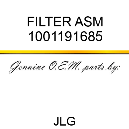 FILTER ASM 1001191685