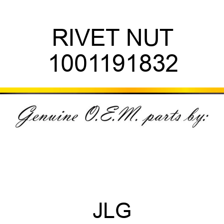 RIVET NUT 1001191832