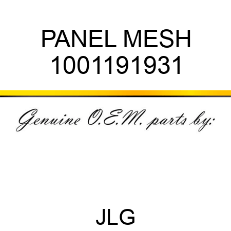 PANEL MESH 1001191931