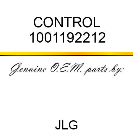 CONTROL 1001192212