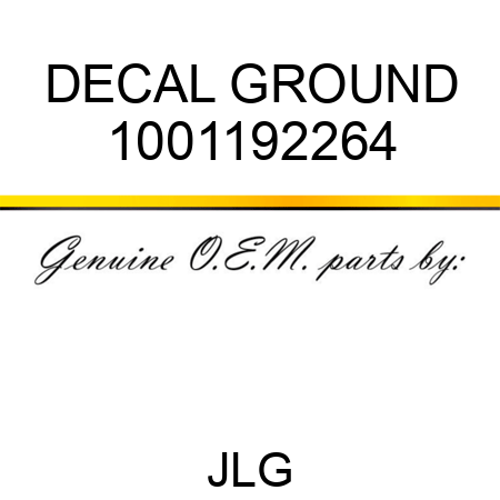 DECAL GROUND 1001192264