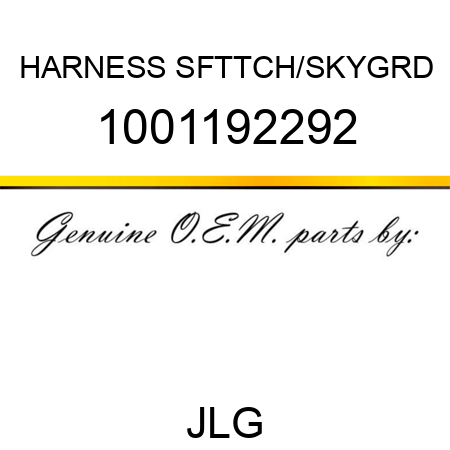 HARNESS SFTTCH/SKYGRD 1001192292