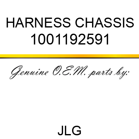 HARNESS CHASSIS 1001192591