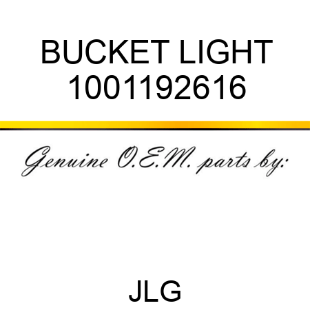 BUCKET LIGHT 1001192616