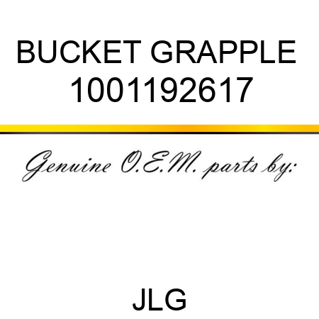 BUCKET GRAPPLE  1001192617