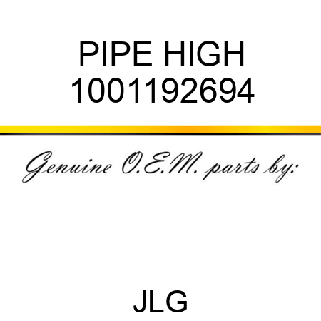 PIPE HIGH 1001192694