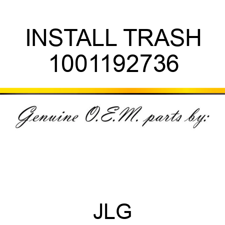 INSTALL TRASH 1001192736
