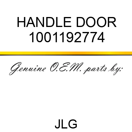 HANDLE DOOR 1001192774