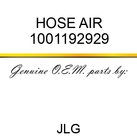 HOSE AIR 1001192929