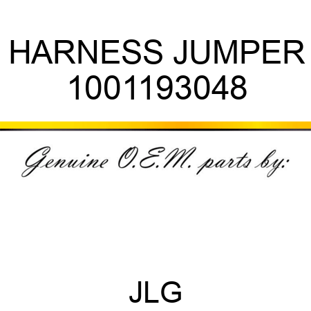 HARNESS JUMPER 1001193048