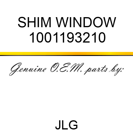 SHIM WINDOW 1001193210