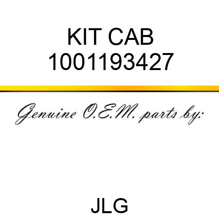 KIT CAB 1001193427